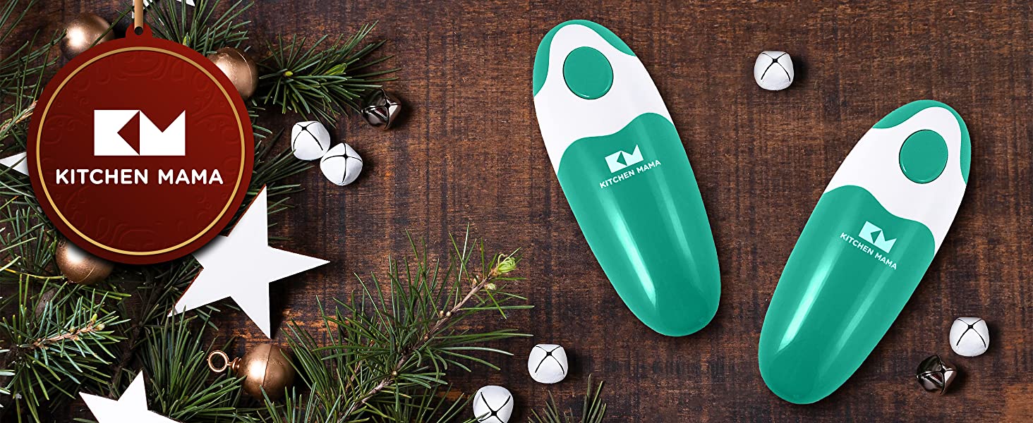 Kitchen Mama Electric Can Opener 2.0 Upgraded Blade Opens Any Can